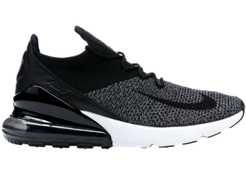 Nike Air Max 270 Flyknit Black White for sale