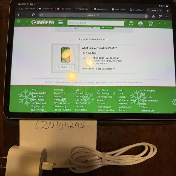 Apple iPad Pro 11 inch 4th Gen 2022 - Wi-Fi, Gray, 128 GB