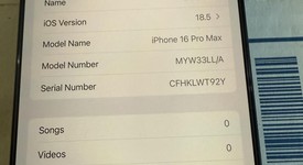 Mint
													Apple iPhone 16 Pro Max - Unlocked, Black, 256 GB, A3084, photo 2 of 13