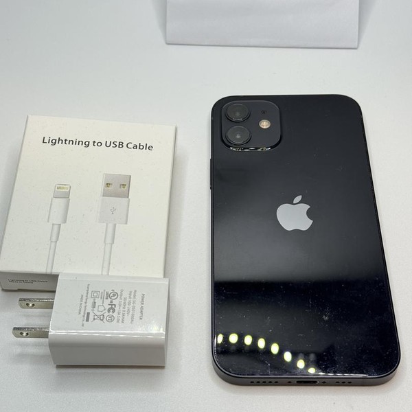 Apple iPhone 12 - Unlocked, 64 GB, Black, A2172