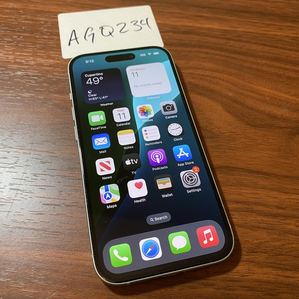 Apple iPhone 15 - Unlocked, 128 GB, Green, A2846