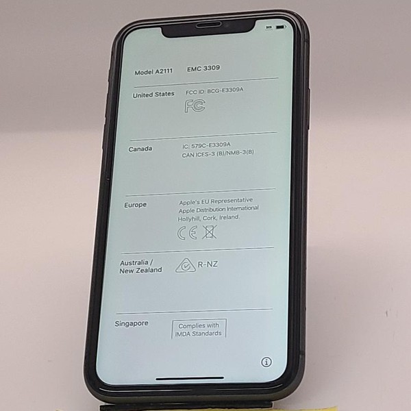 Apple iPhone 11 - AT&T, 64 GB, Black, A2111