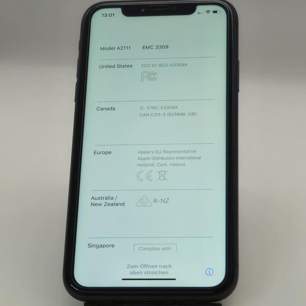 Apple iPhone 11 - Unlocked, 64 GB, Black, A2111