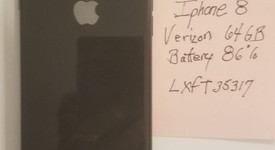 Good
													Apple iPhone 8 - Verizon, Gray, 64 GB, A1863, photo 2 of 4