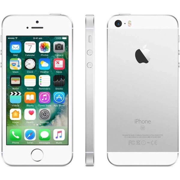 Apple iPhone SE 1st Gen 2016 - Unlocked, 32 GB, Silver, A1662