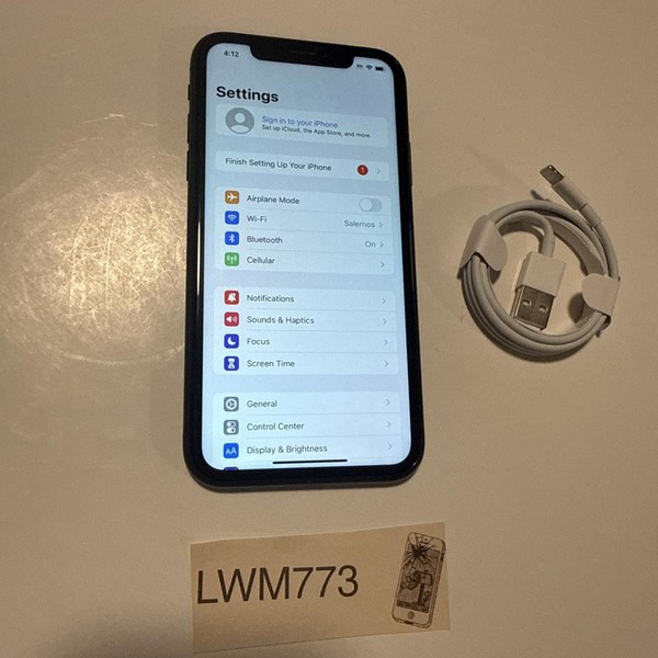 Apple iPhone Xr - Unlocked, 64 GB, Black, A1984