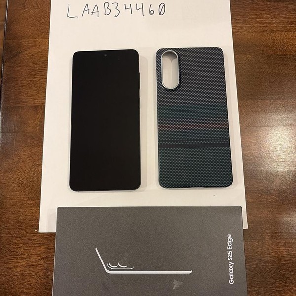 Samsung Galaxy S25 Edge - Unlocked, Jetblack, 256 GB, 12 GB, SM-S937U1