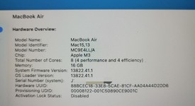 Mint
													MacBook Air 2024 (M3) - 15" - Apple M3, Silver, 256 GB, 16 GB, 10-core GPU, photo 4 of 11