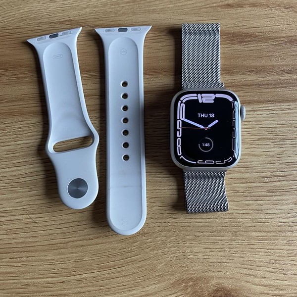 Apple Watch Series 7 41mm - Starlight, A2473 - GPS, Aluminum