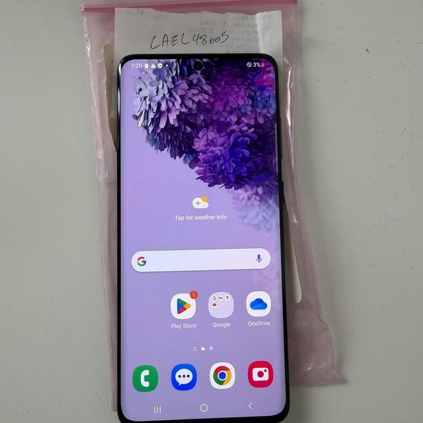 Samsung Galaxy S20 Plus 5G - T-Mobile, 128 GB, Black, 12 GB, SM-G986U