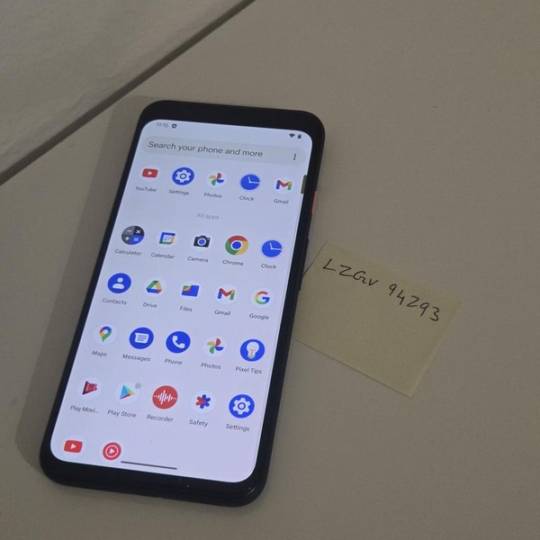 Google Pixel 4 - AT&T, 64 GB, White, 6 GB, G020I