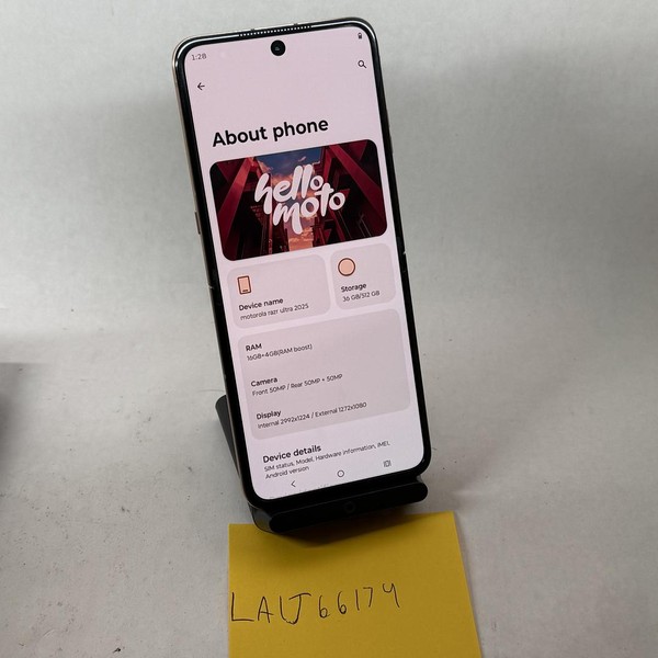 Motorola Razr Ultra (2025) - Unlocked, 512 GB, PANTONE Mountain Trail, 16 GB