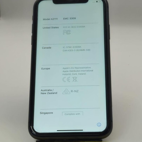 Apple iPhone 11 - Unlocked, 64 GB, Black, A2111