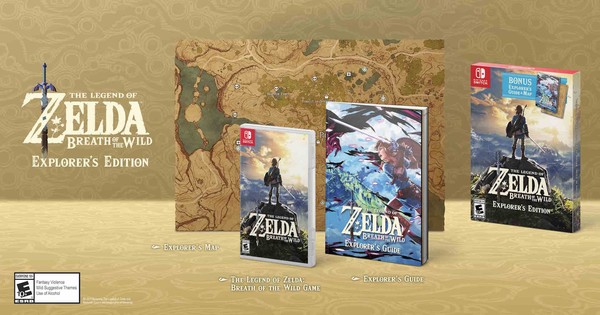 The Legend of Zelda: Breath of the Wild, Explorer's Edition for Nintendo Switch