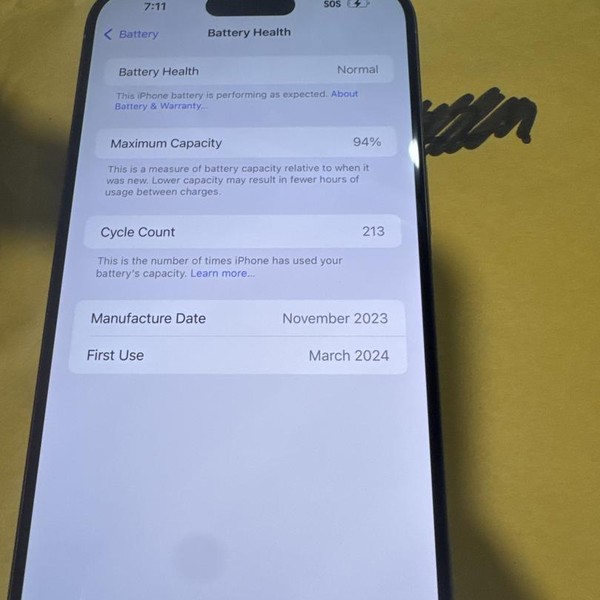Apple iPhone 15 Pro Max - T-Mobile, 256 GB, Natural, A2849