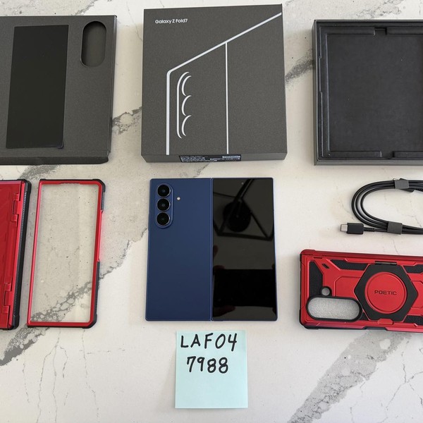 Samsung Galaxy Z Fold7 - Verizon, 512 GB, Blue Shadow, 12 GB, SM-F966U