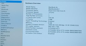 Good
													MacBook Air 2018 - 13" - I5, Gray, 128 GB, 8 GB, photo 4 of 9