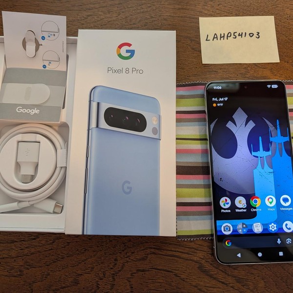 Google Pixel 8 Pro - Unlocked, 128 GB, Bay, 12 GB, G1MNW, mmWave 5G