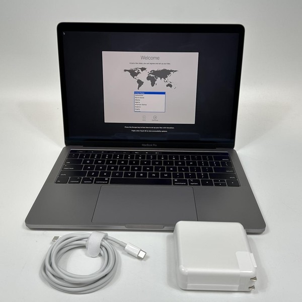 MacBook Pro 2018 (With Touch Bar) - 13 inch - 512 GB, Gray, 16 GB, Intel Core i7