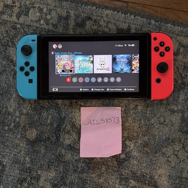 Nintendo Switch - 32 GB, Red & Blue