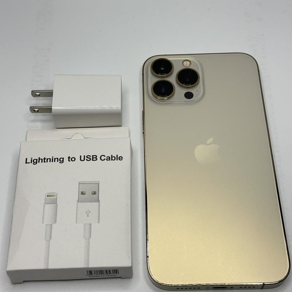 Apple iPhone 13 Pro Max - Unlocked, 128 GB, Gold, A2484