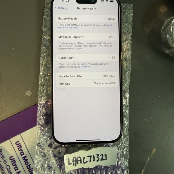 Apple iPhone 16 Pro - Unlocked, 128 GB, Natural, A3083