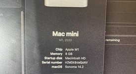 Mint
													Mac mini 2020 - Apple M1, Silver, 256 GB, 8 GB, photo 1 of 9
