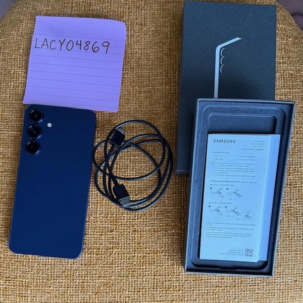 Samsung Galaxy S25 Plus - Unlocked Non-US, 256 GB, Navy Blue, 12 GB, SM-S936B/DS