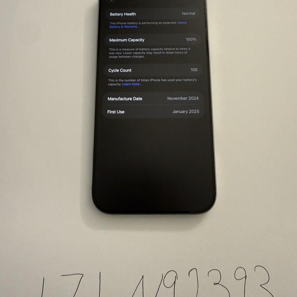 Apple iPhone 16 Pro Max - Unlocked, 512 GB, White, A3084