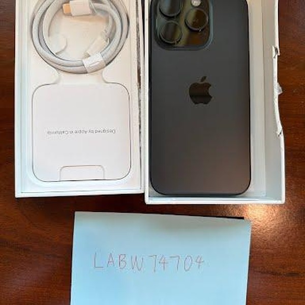 Apple iPhone 15 Pro - Unlocked, 128 GB, Black, A2848