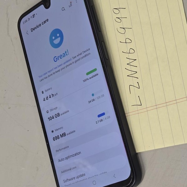 Samsung Galaxy A16 5G - Metro by T-Mobile, 128 GB, Blueblack, 4 GB