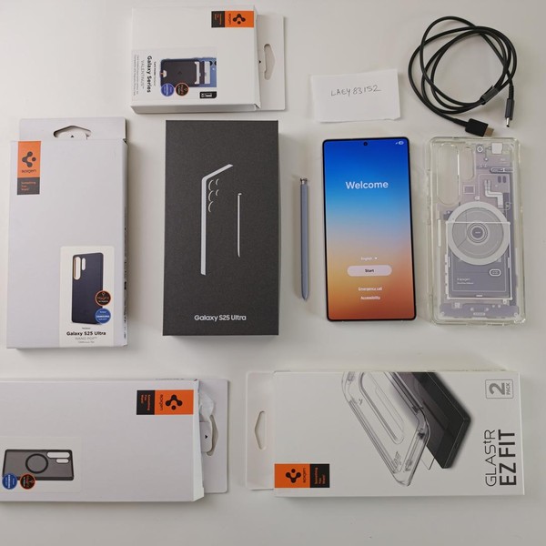 Samsung Galaxy S25 Ultra - Unlocked, 256 GB, Silverblue, 12 GB, SM-S938U1