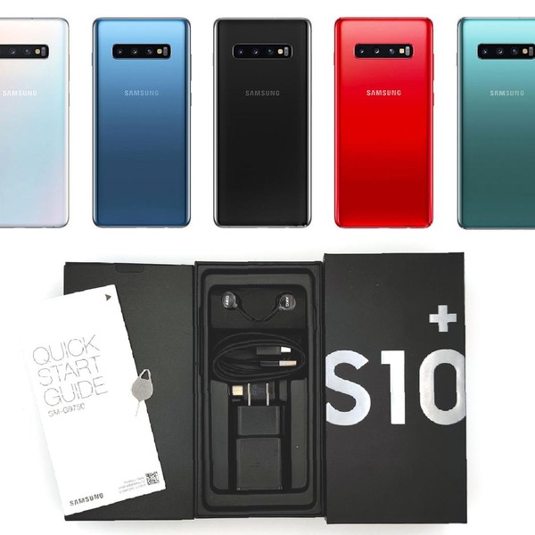 Samsung Galaxy S10 Plus - Verizon, 512 GB, Ceramic Black, 8 GB, SM-G975U