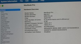 Fair
													MacBook Pro 2022 - 13" - Apple M2, Gray, 256 GB, 8 GB, photo 5 of 10