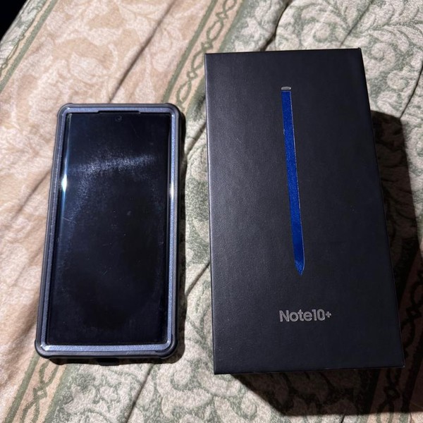 Samsung Galaxy Note 10 Plus - Unlocked, 256 GB, Aura Glow, 12 GB, SM-N975U1