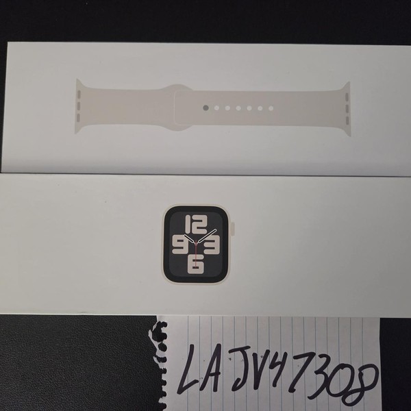 Apple Watch SE (2nd Gen) 40mm - Unlocked, Starlight, A2726 - Cellular, Aluminum