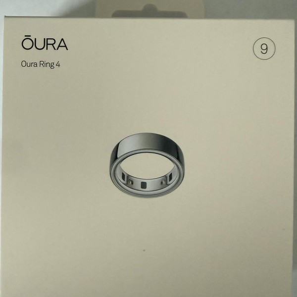 Oura Ring Gen 4 - Silver, Size 9