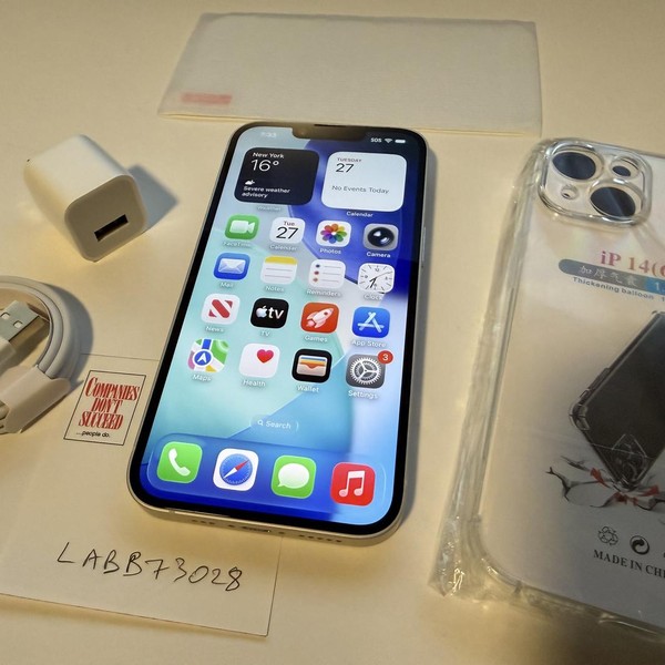 Apple iPhone 14 - Unlocked, Starlight, 128 GB, A2649