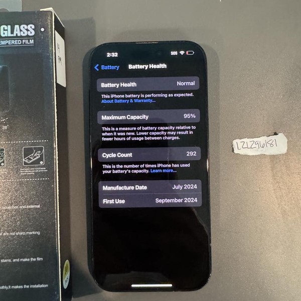 Apple iPhone 16 Pro - Unlocked, 512 GB, Black, A3083