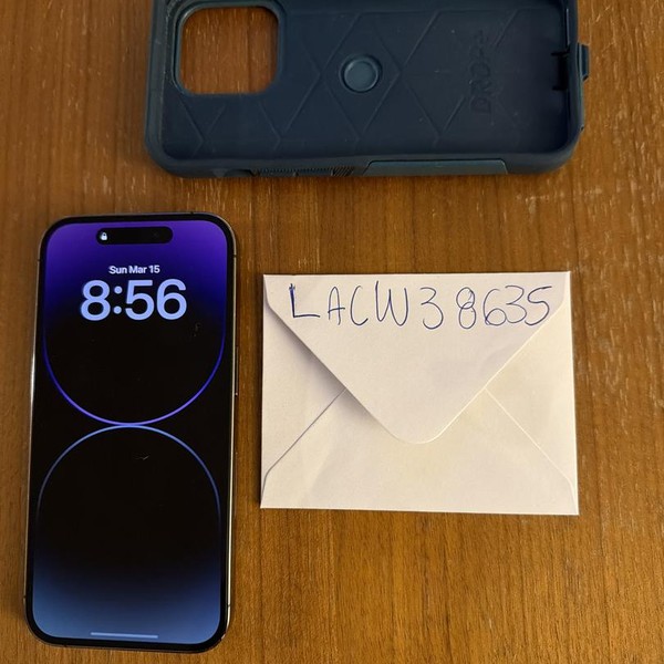 Apple iPhone 14 Pro - Unlocked, 256 GB, Purple, A2650