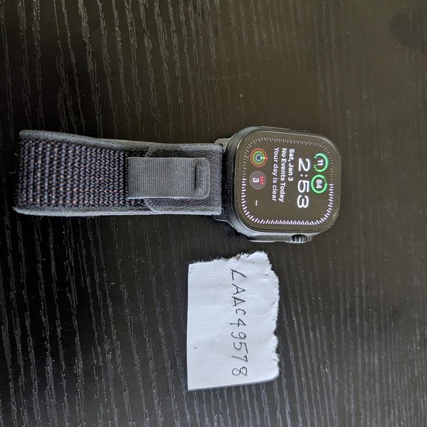 Apple Watch Ultra 2 49mm - Unlocked, Black, A2986