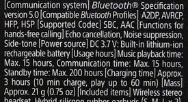 New
													Sony WI-XB400 Wireless In-Ear Headphones - Black, photo 3 of 4