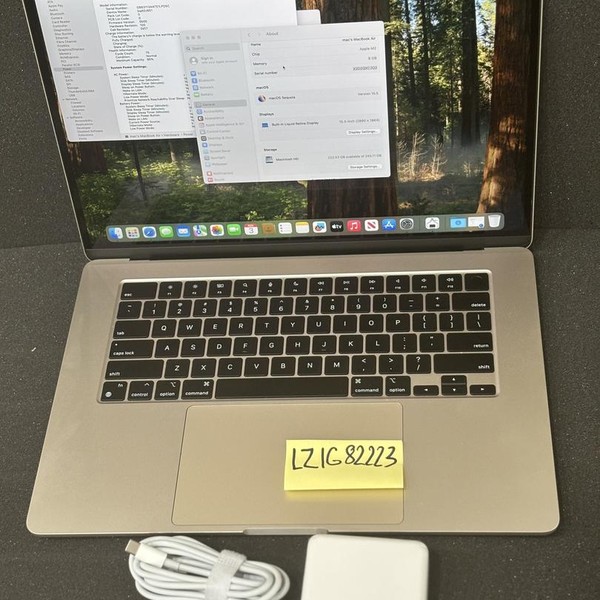 MacBook Air 2023 (M2) - 15 inch - 256 GB, Starlight, 8 GB, Apple M2
