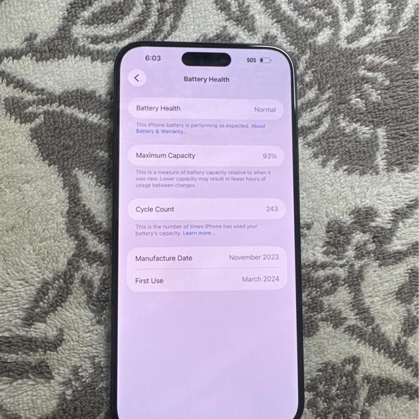 Apple iPhone 15 Pro Max - AT&T, 256 GB, Blue, A2849