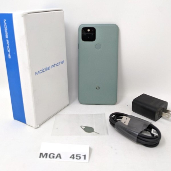 Google Pixel 5 - Unlocked, 128 GB, Sage, 8 GB, GD1YQ