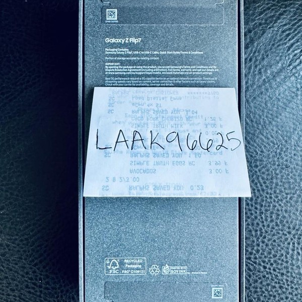 Samsung Galaxy Z Flip7 - Unlocked, 512 GB, Blue Shadow, 12 GB, SM-F766U1