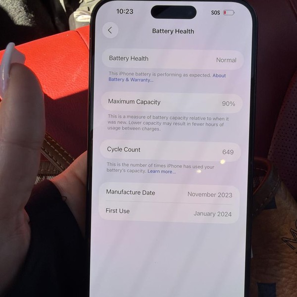 Apple iPhone 15 Pro Max - Unlocked, 256 GB, Blue, A2849