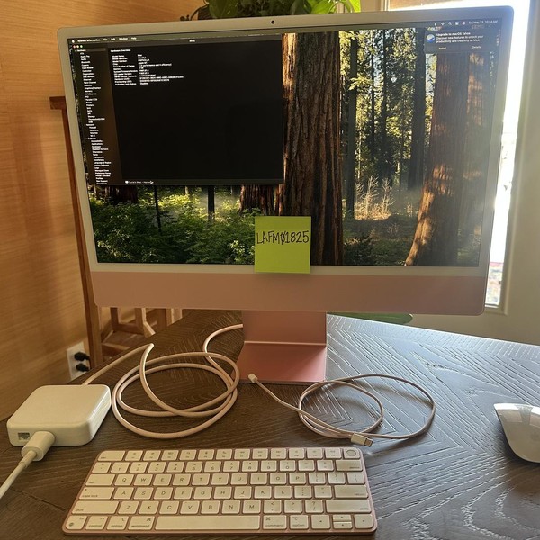 iMac 2021 24 inch - 512 GB, Pink, 8 GB, Apple M1