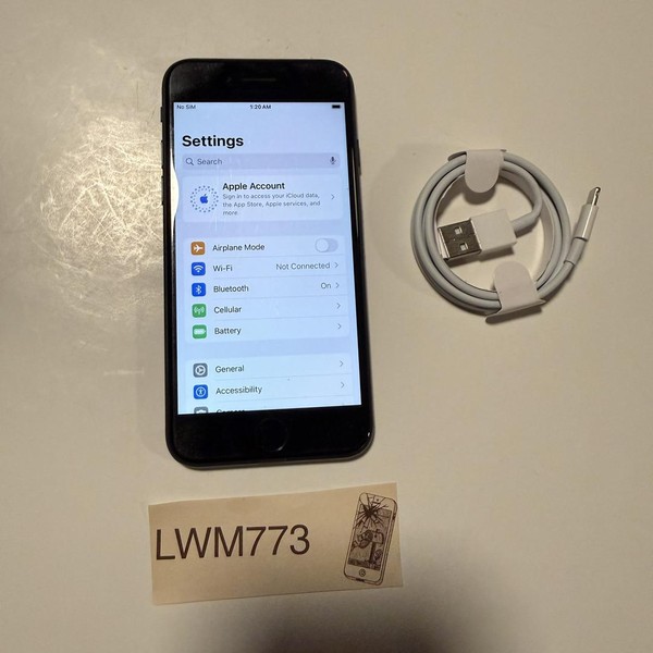 Apple iPhone SE 3rd Gen 2022 - Unlocked, 64 GB, Midnight, A2595
