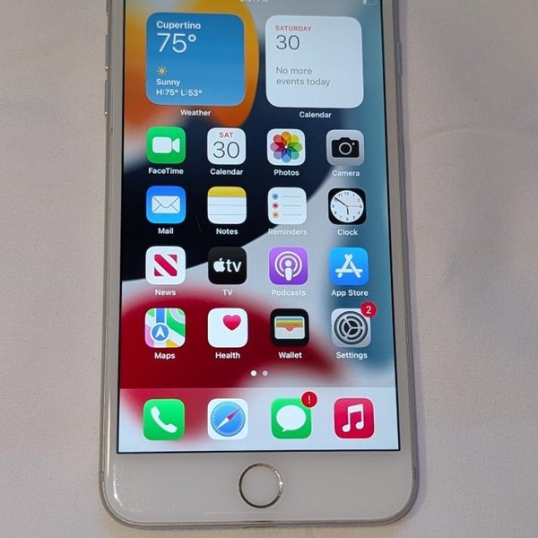 Apple iPhone 7 Plus - Consumer Cellular, 32 GB, Silver, A1661
